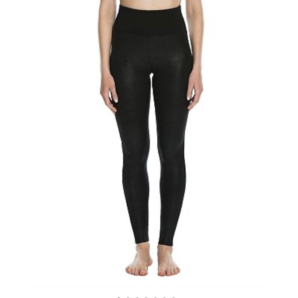 Red Hot by Spanx Faux Leather Panel Leggings